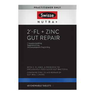Swisse Nutra+ 2-FL + Zinc Gut Repair 60 Tabs